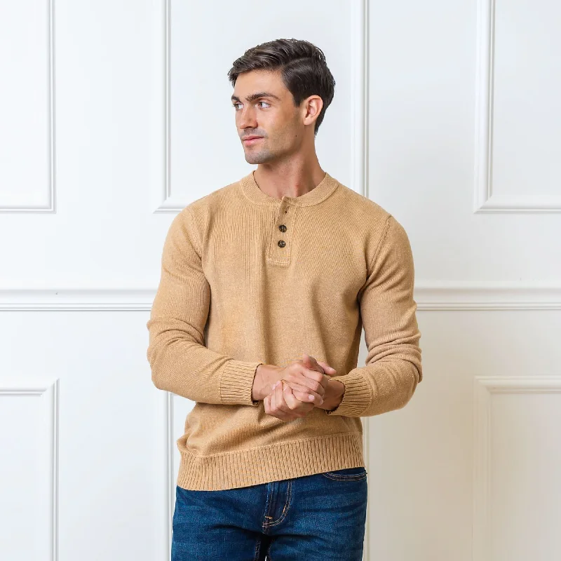 Organic Sweater Henley