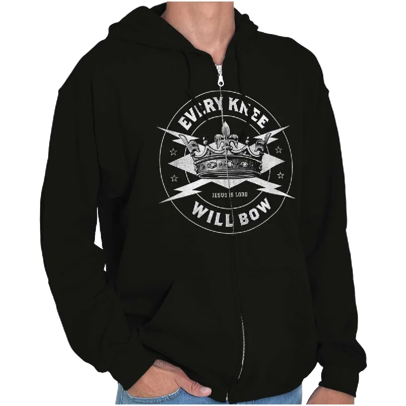 Online Exclusive Every Knee Will Bow Zip Hoodie
