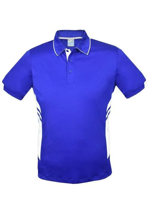 Price Rollback Tasman Polo Shirt- Royal/White