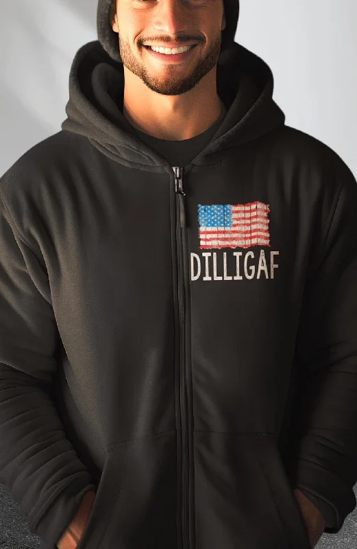 Simple The American Zip Up Hoodie