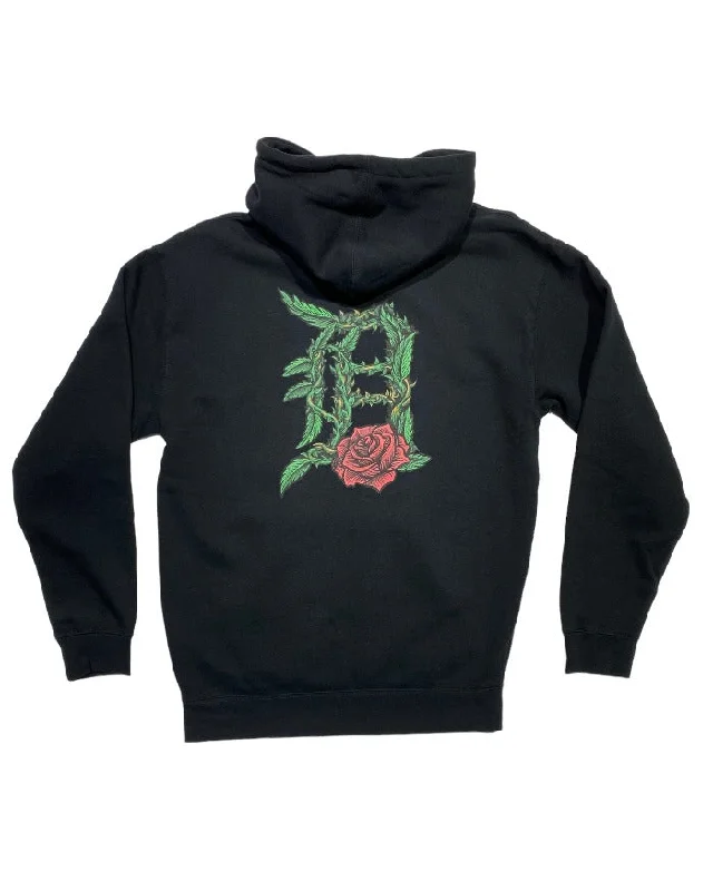 Weekend Deals That Sizzle Ink Detroit - Old English D Rose - Premium Heavyweight Hoodie - Black Weekend Deals That Sizzle Ink Detroit - Old English D Rose - Premium Heavyweight Hoodie - Black