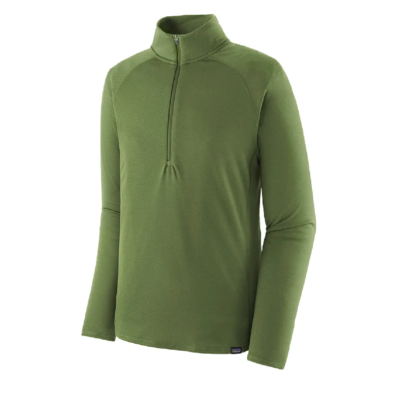 Price Slash Patagonia Cap Midweight Zip Neck Terrain Green