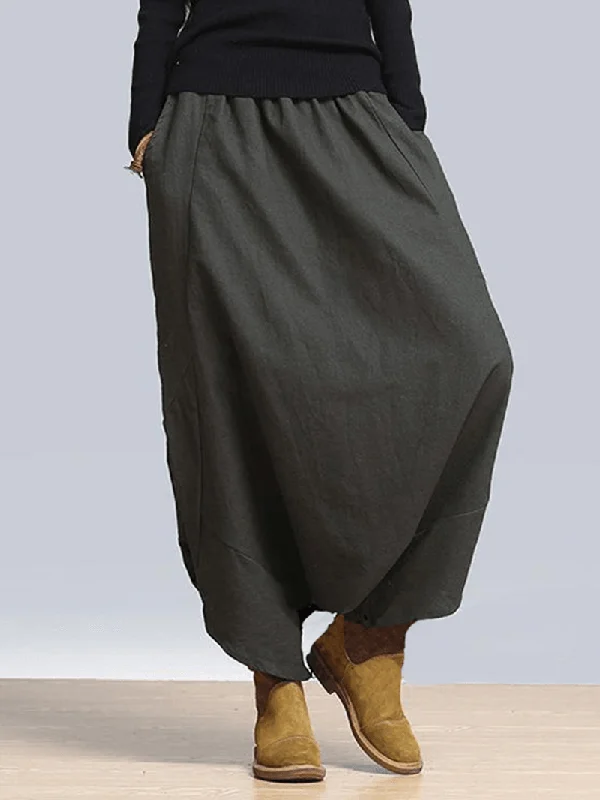 Weekend Savings Delight Women Elastic High Waist Street Harem Pants