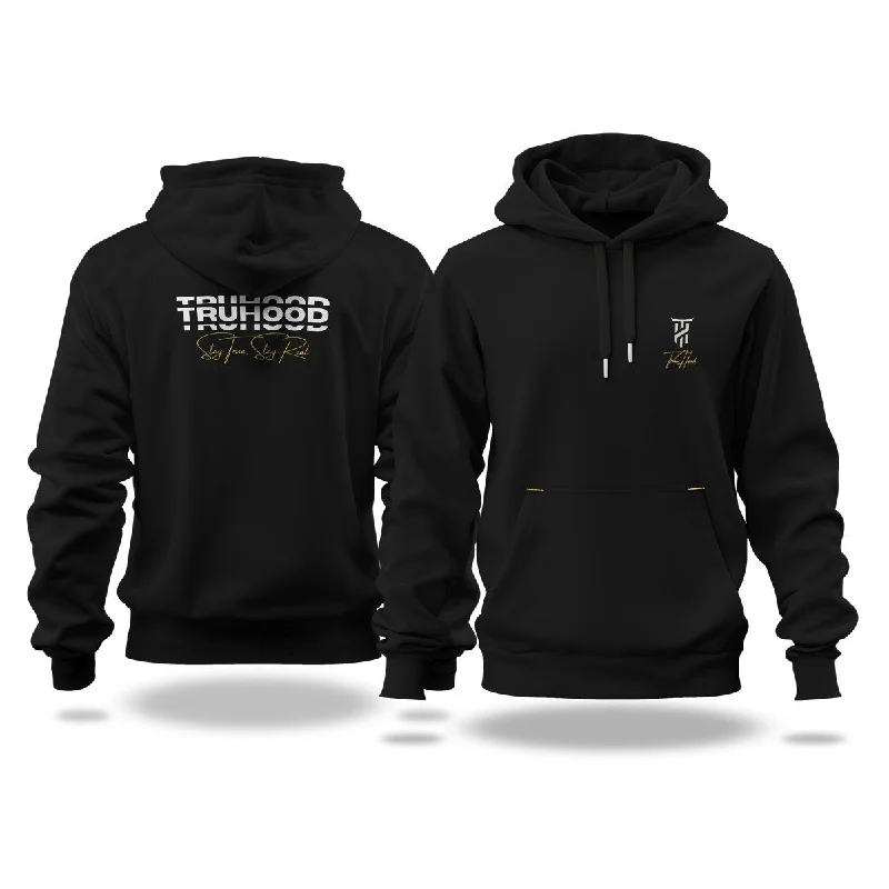 Special Discount Premium Black Hoodie: Embroidered OG Design with Screen Print | Men's Streetwear Special Discount Premium Black Hoodie: Embroidered OG Design with Screen Print | Men's Streetwear