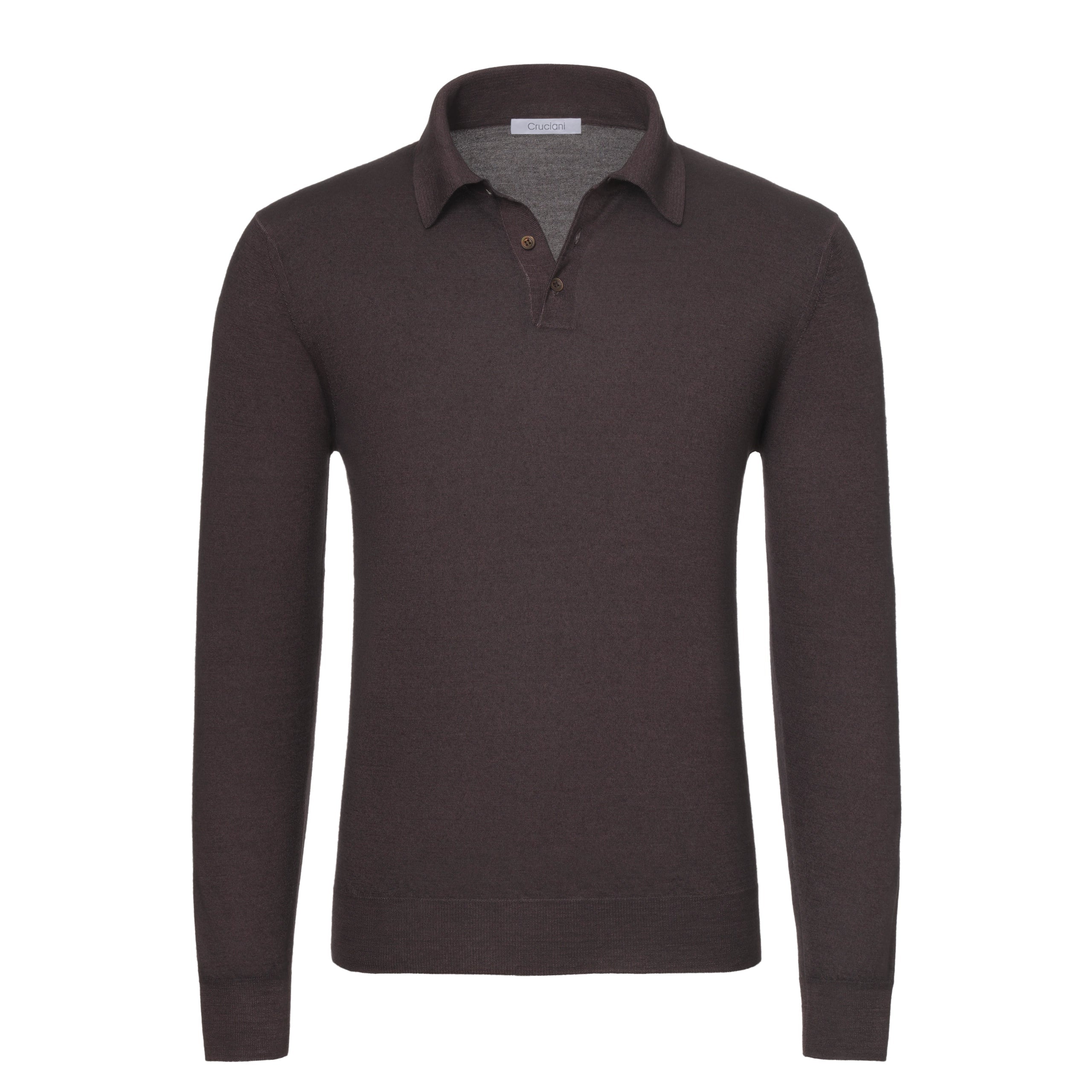 Weekend Shopping Made Better Cashmere and Silk Sweater Polo Shirt in Wild Brown