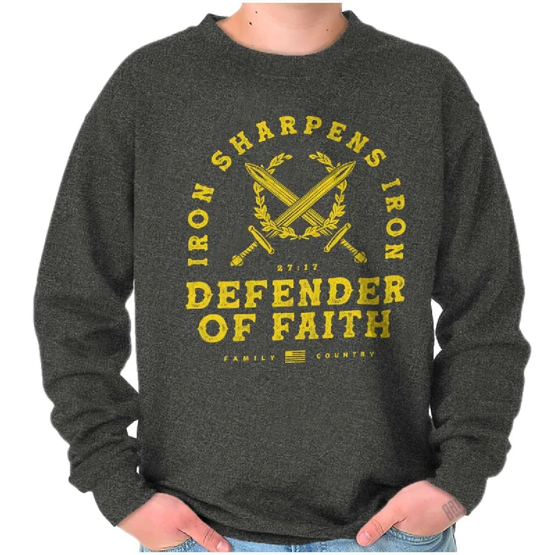 While Supplies Last Iron Sharpens Iron Crewneck Sweatshirt