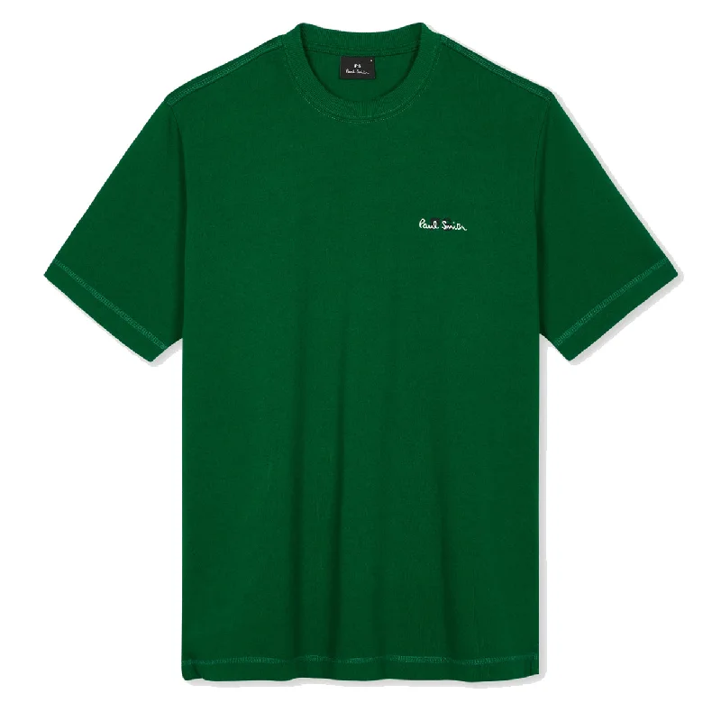 Online Deal Paul Smith Embroidered PS Logo T-Shirt Green