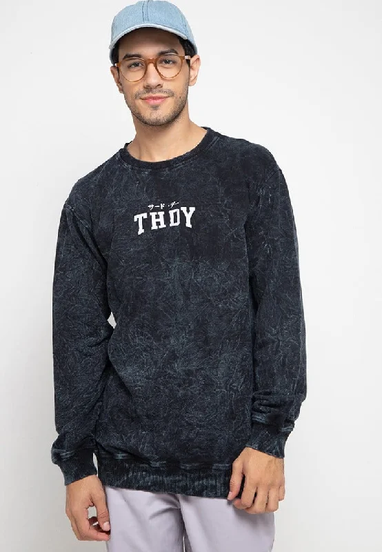 Third Day MO168 wash sweater thdy everlast navy