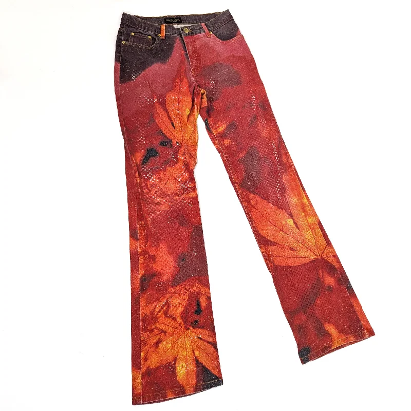 Early Access Roberto Cavalli cannabis print pants "Beyonce, Say my name"- S