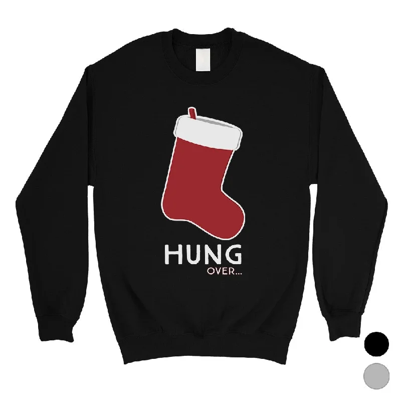 Price Break Hungover Christmas Stocking Unisex Crewneck Sweatshirt