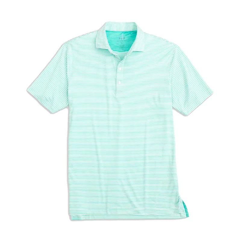 Stock Up and Save Johnnie-O Seymour Striped Polo Shirt - Caicos