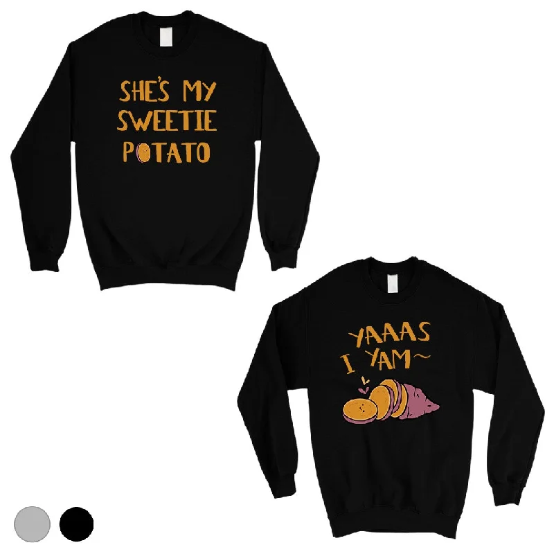 Savings Galore Sweet Potato Yam Matching Sweatshirt Pullover Cute Anniversary Gift