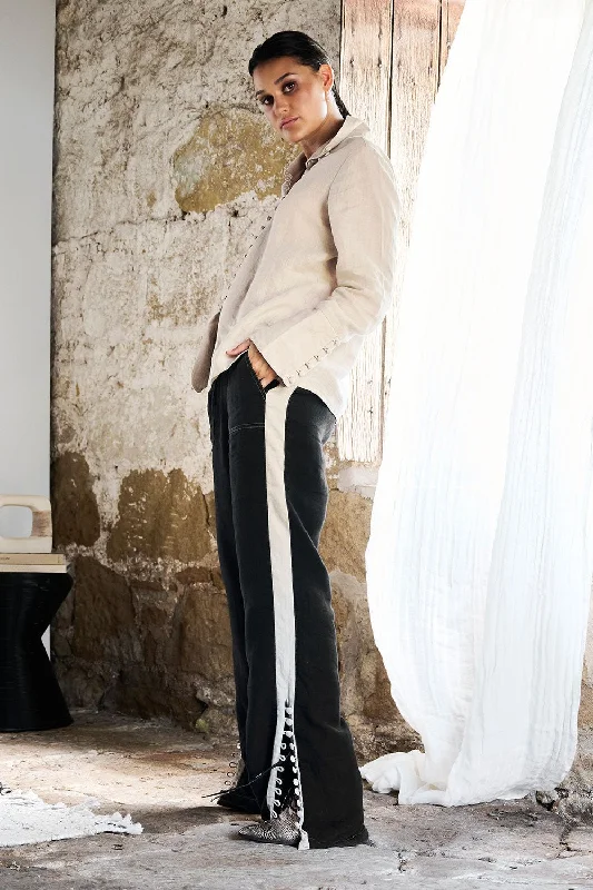 Weekend Savings Sensation Alexa Linen Pant - Black