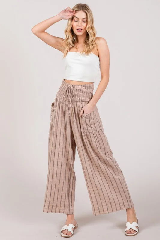 Make Your Weekend Count with Savings SAGE + FIG Cotton Gauze Wash Stripe Pants