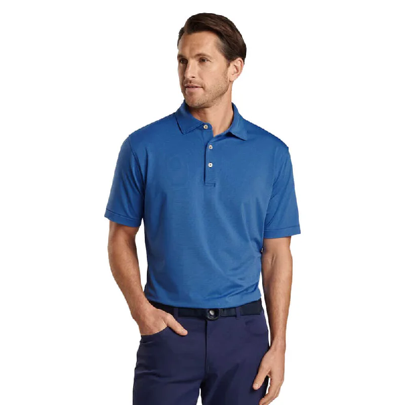 Now Available Peter Millar Jubilee Stripe Performance Jersey Polo Shirt - Sport Navy Now Available Peter Millar Jubilee Stripe Performance Jersey Polo Shirt - Sport Navy