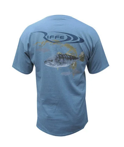 Extra Savings Riffe White Seabass T-Shirt - "Catch of the Day series"