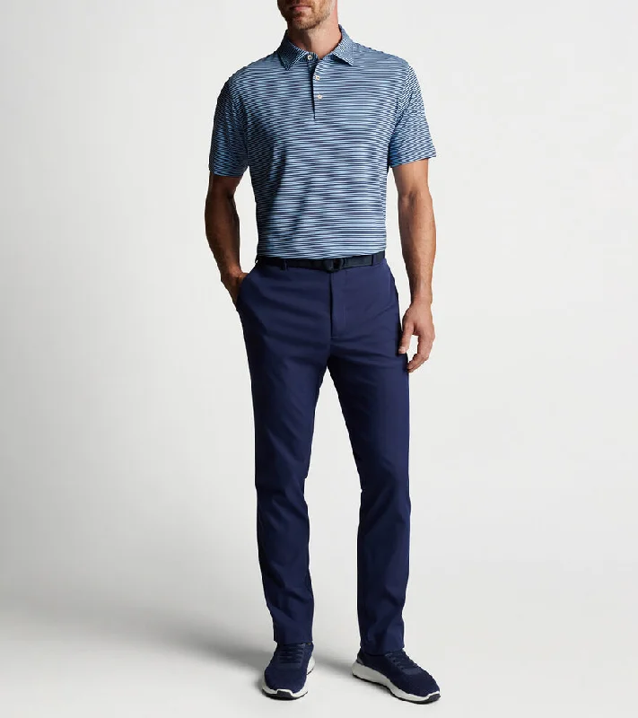 Unmissable Sale Peter Millar Hales Performance Polo Shirt - Navy/Cottage Blue*