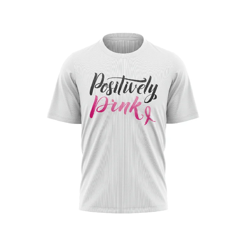 Breast Cancer Awareness Short Sleeve Shirt - Positively Pink