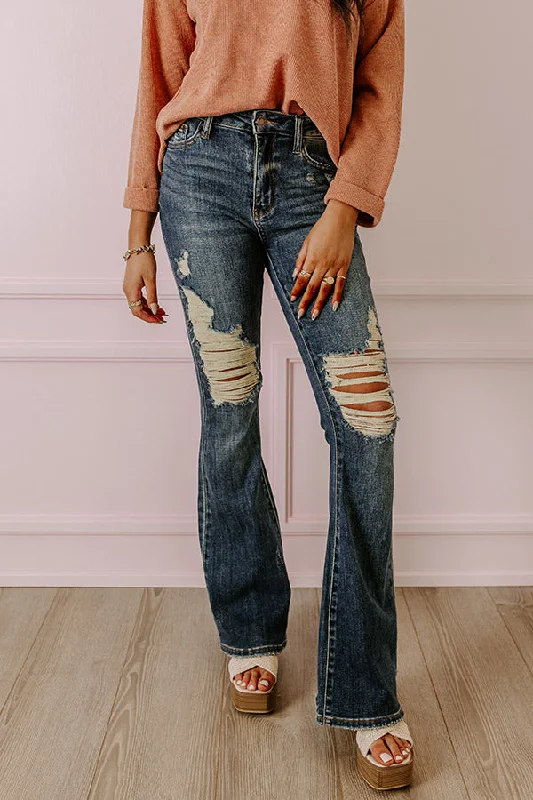 Mega Discount Judy Blue The Athena High Waist Distressed Flare