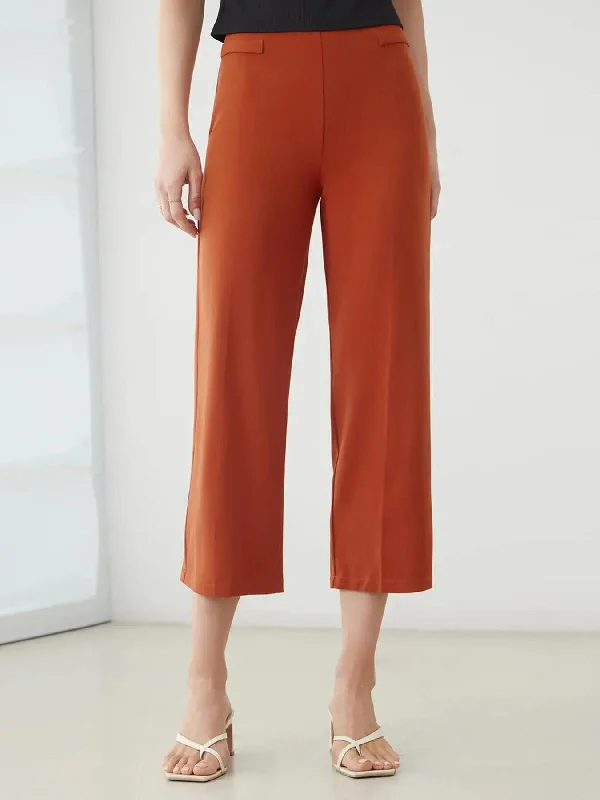 Low Price Straight Leg Cropped Pants
