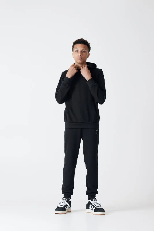 Shop and Save Junior Core Pullover Hoodie - Black
