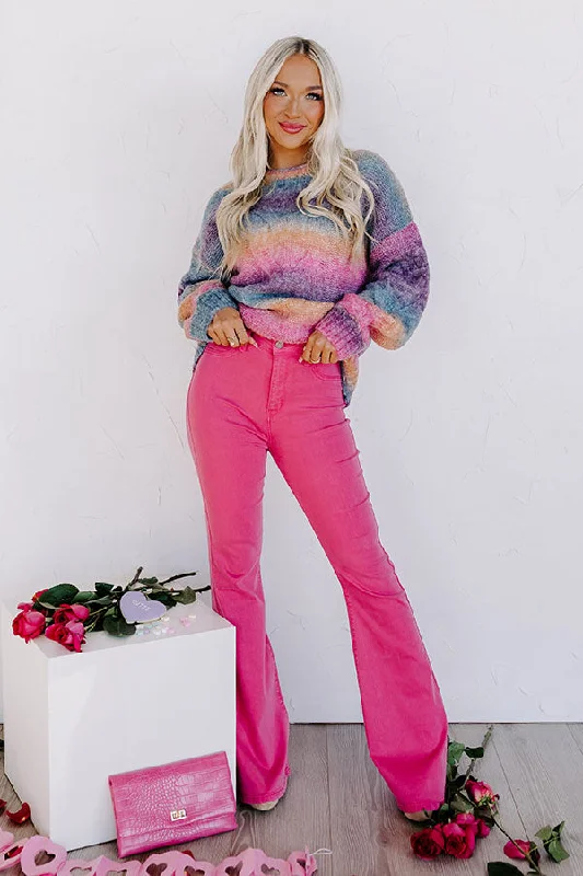 Can't Beat The Larisa High Waist Flare