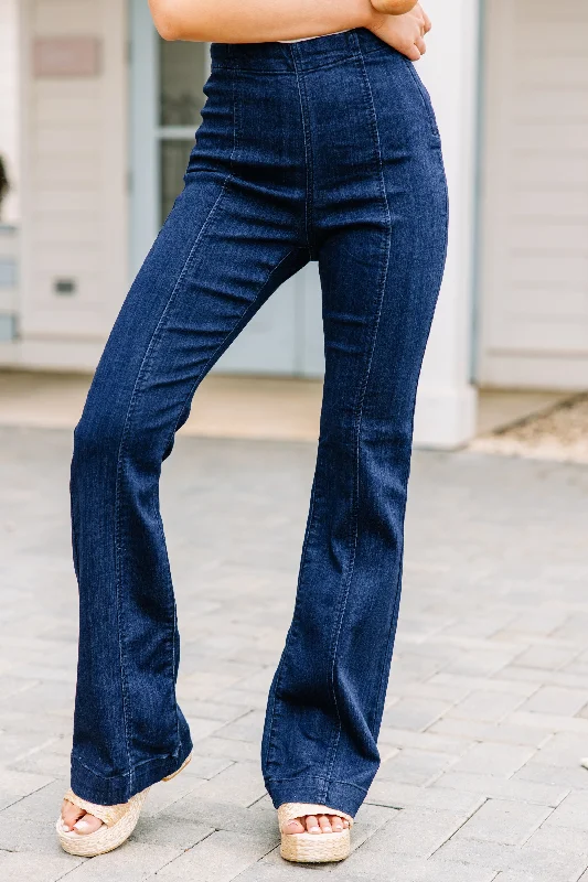 Major Deal All Smiles Dark Wash Flare Jeans