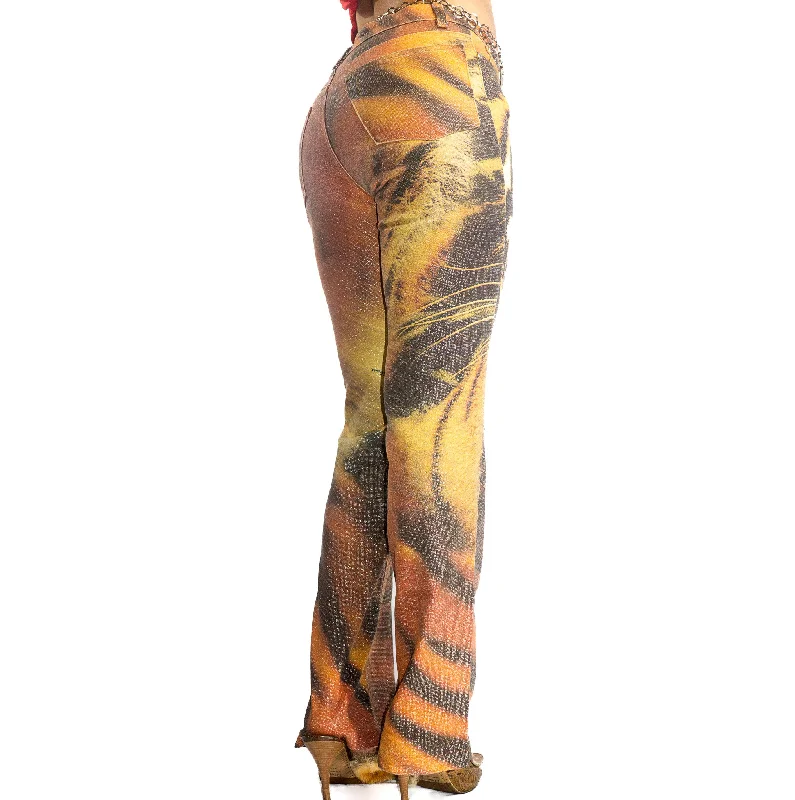 Weekend Sale: Don't Miss Out Roberto Cavalli "tiger" jeans - S
