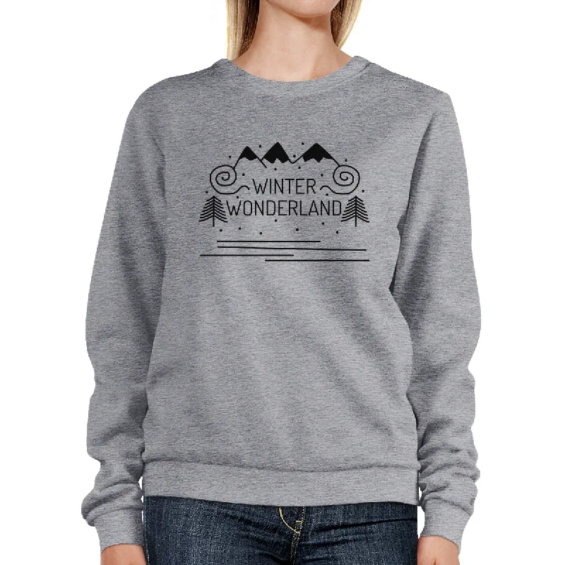 Clearance Items Winter Wonderland Grey Sweatshirt