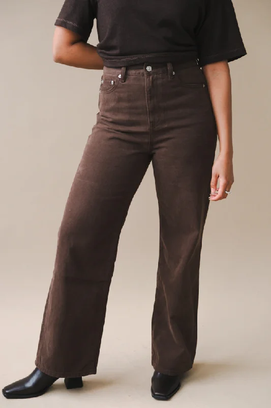 Online Exclusive BRUSHED STRAIGHT JEANS SIZE S
