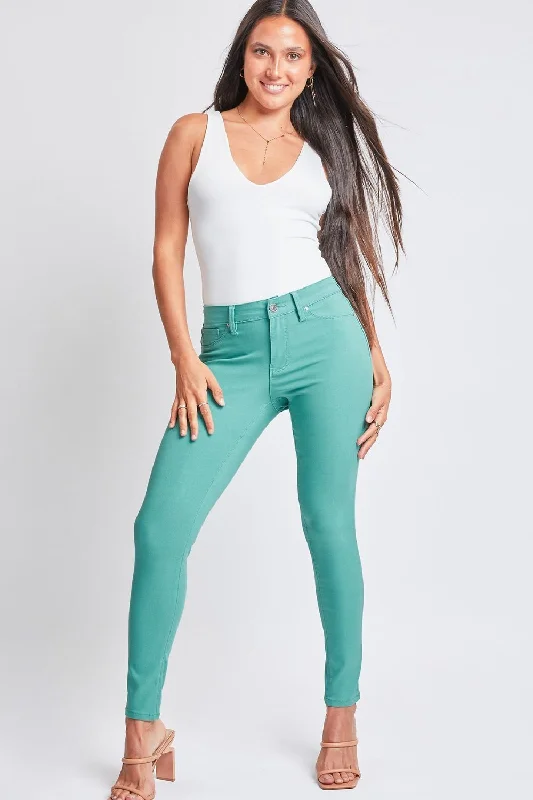 Shop and Save YMI Jeanswear Full Size Hyperstretch Mid-Rise Skinny Pants