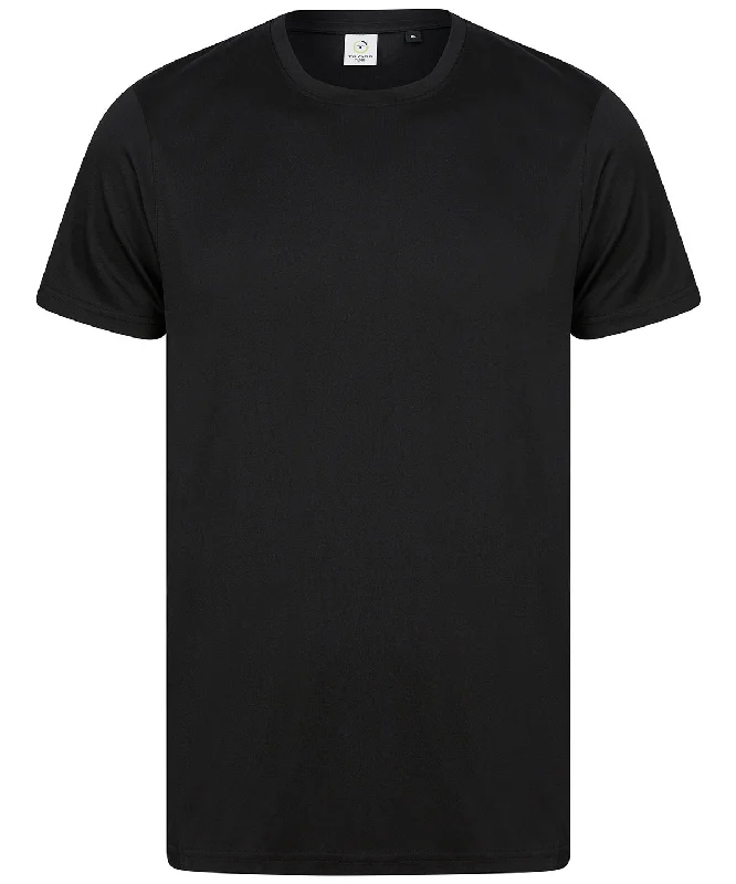 Crazy Savings Recycled performance T | Black