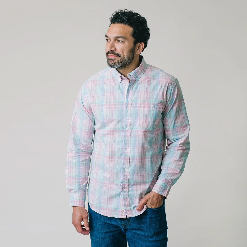 Stretch Poplin Button Down Shirt