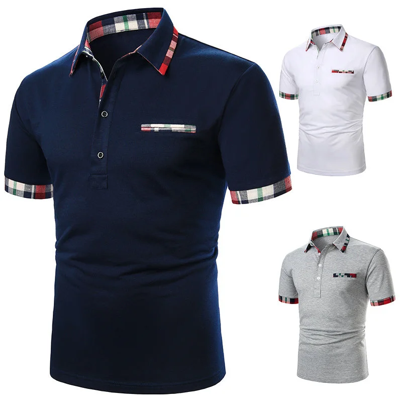 Savings Event Men Polo Men Shirt Short Sleeve Polo Shirt