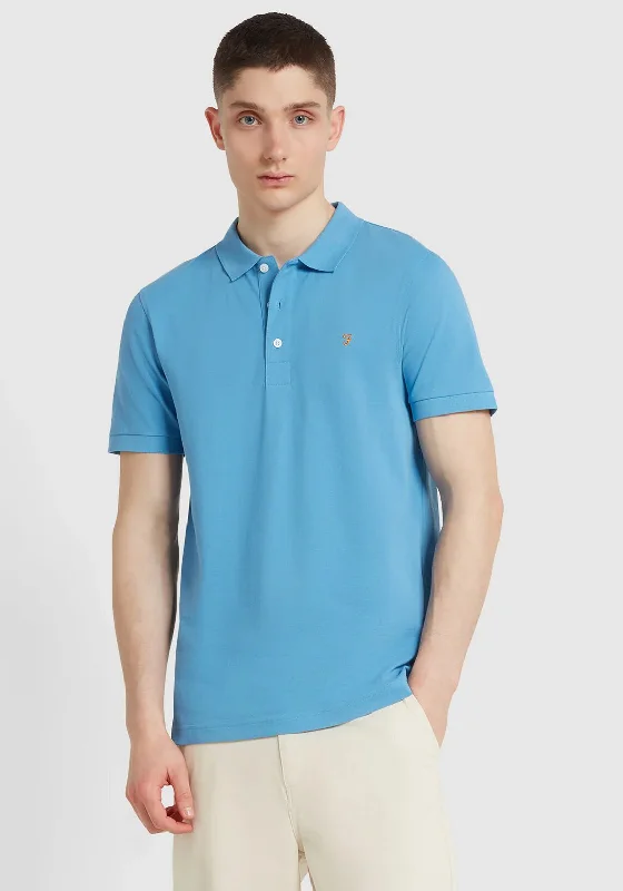 Weekend Bargains to Love Farah Blanes Polo Shirt, Artic Blue