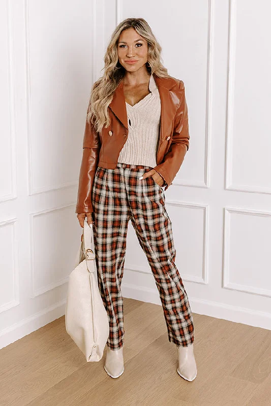 Weekend Savings Spectacle The Benton High Waist Plaid Pants