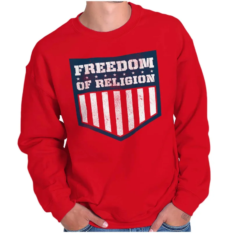 Don't Miss Out Freedom of Religion Crewneck Sweatshirt