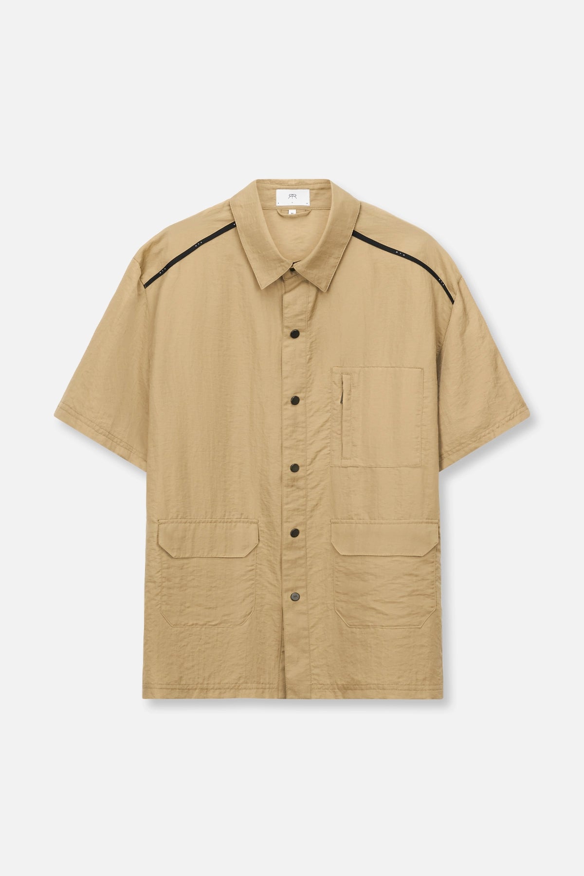 SHORT SLEEVE UTILITY SHIRT | TAN