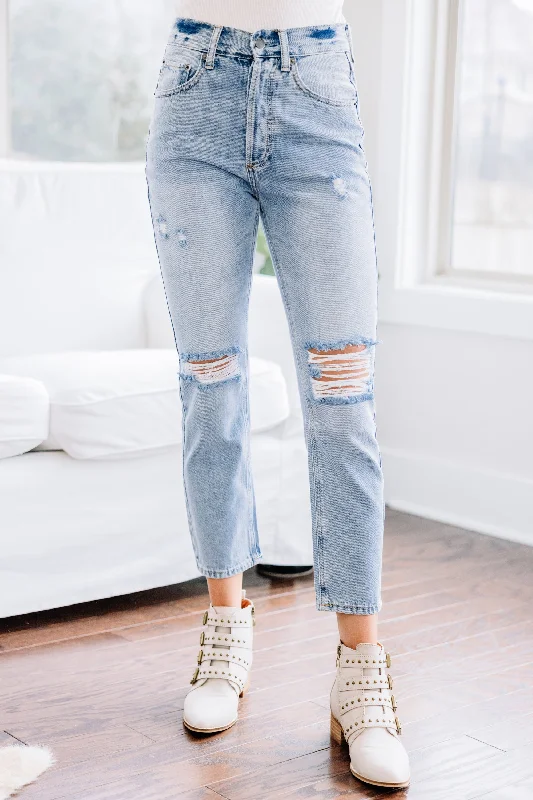 Exclusive Weekend Offers Inside That's All I Need Light Wash Distressed Skinny Jeans