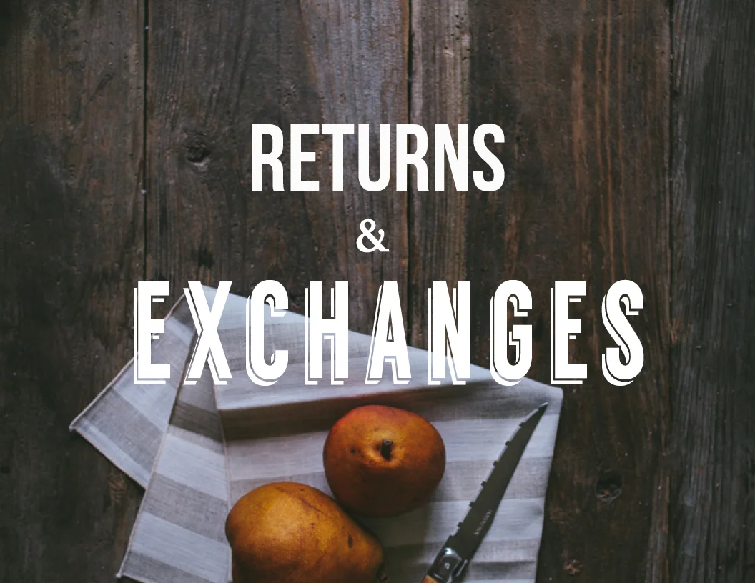 Return & Exchange Identifies non-returnable product categories.
