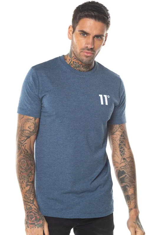 Weekend Specials Just for You 11 Degrees Core T-Shirt, Navy Marl