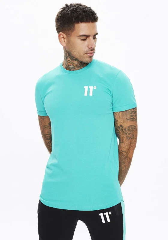 Weekend Savings Spectacular 11 Degrees Muscle Fit T-Shirt, Viridian Green