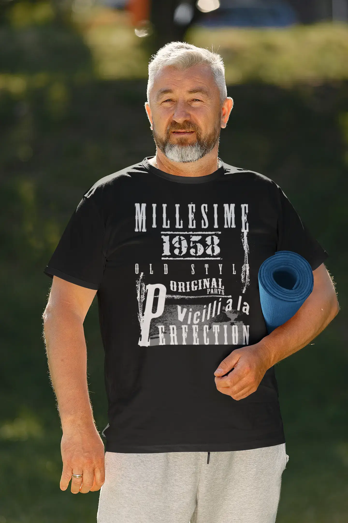 1958,birthday gifts for him,birthday t-shirts,Men's Short Sleeve Round Neck T-shirt 00136