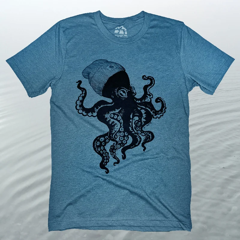 Midnight Sale Adult Unisex Toque Octopus T-shirt
