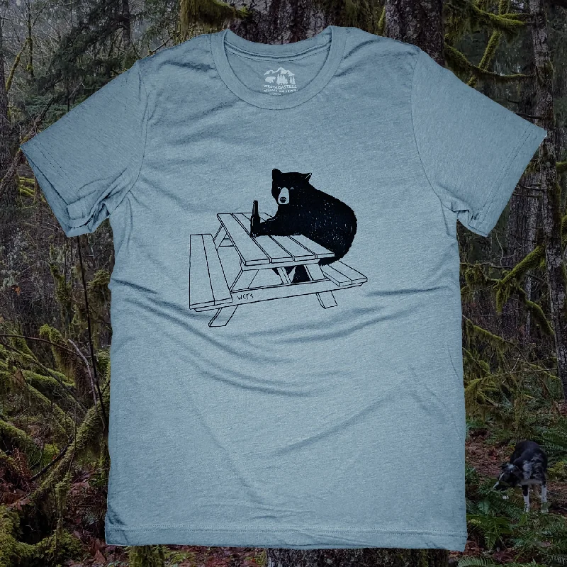 Exclusive Access Adult Unisex Campground Bear T-shirt