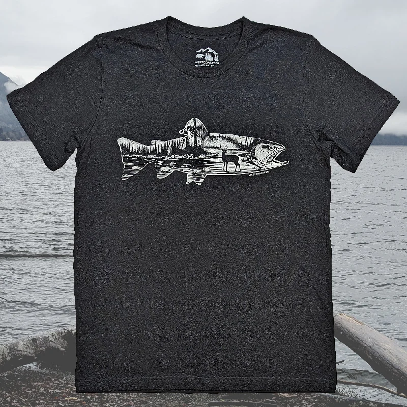 Super Bargain Adult Unisex River Deer T-shirt