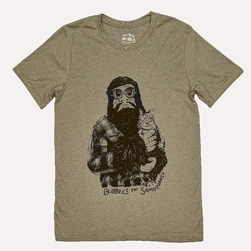 Price Cut Adult unisex Bubbles The Samsquanch t-shirt
