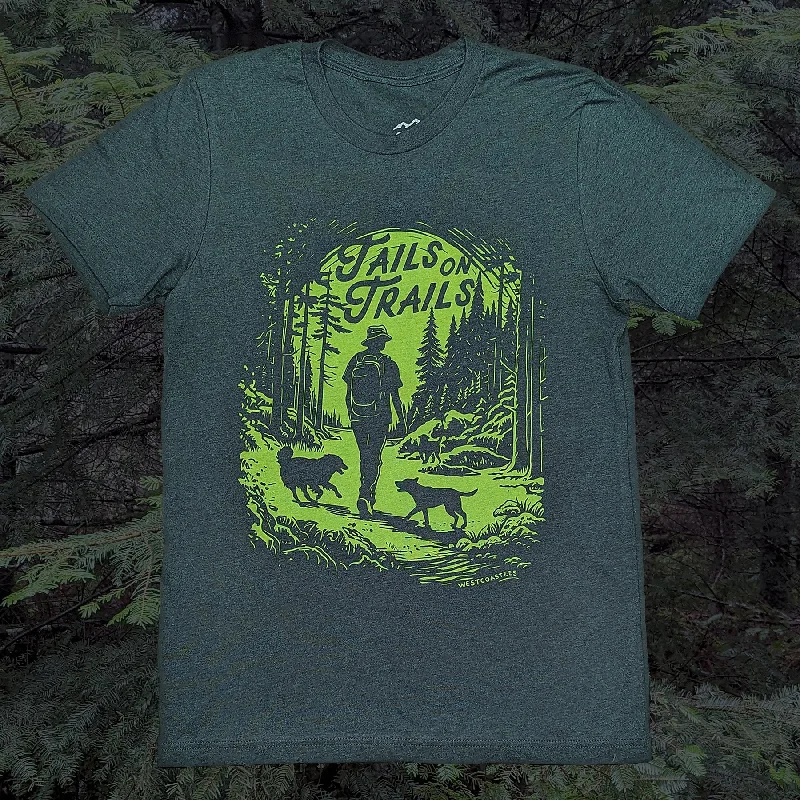 Midnight Madness Adult Unisex Tails On Trails T-shirt