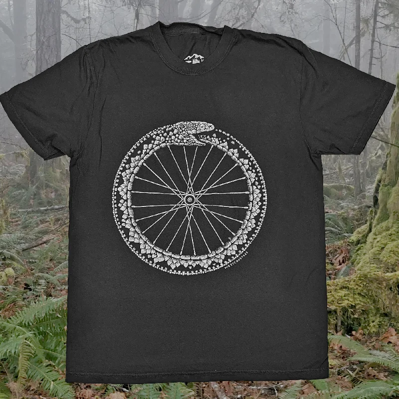 Bargain Prices Adult Unisex Ouroboros Tire t-shirt