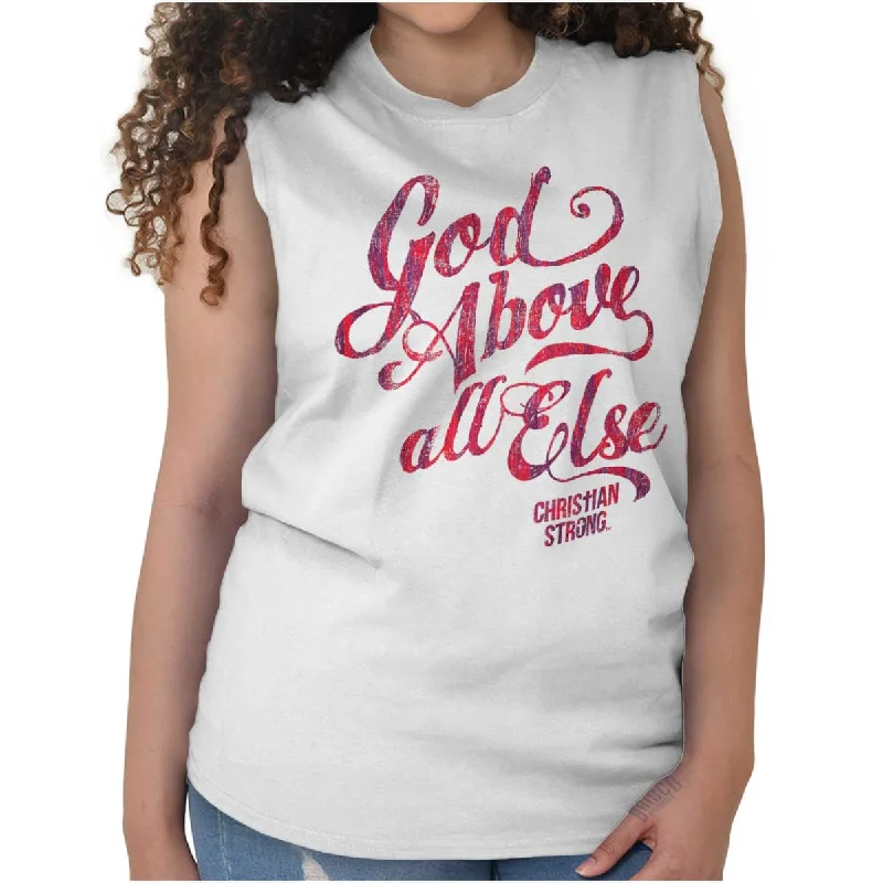 Pay Less Above All Else Sleeveless T-Shirt
